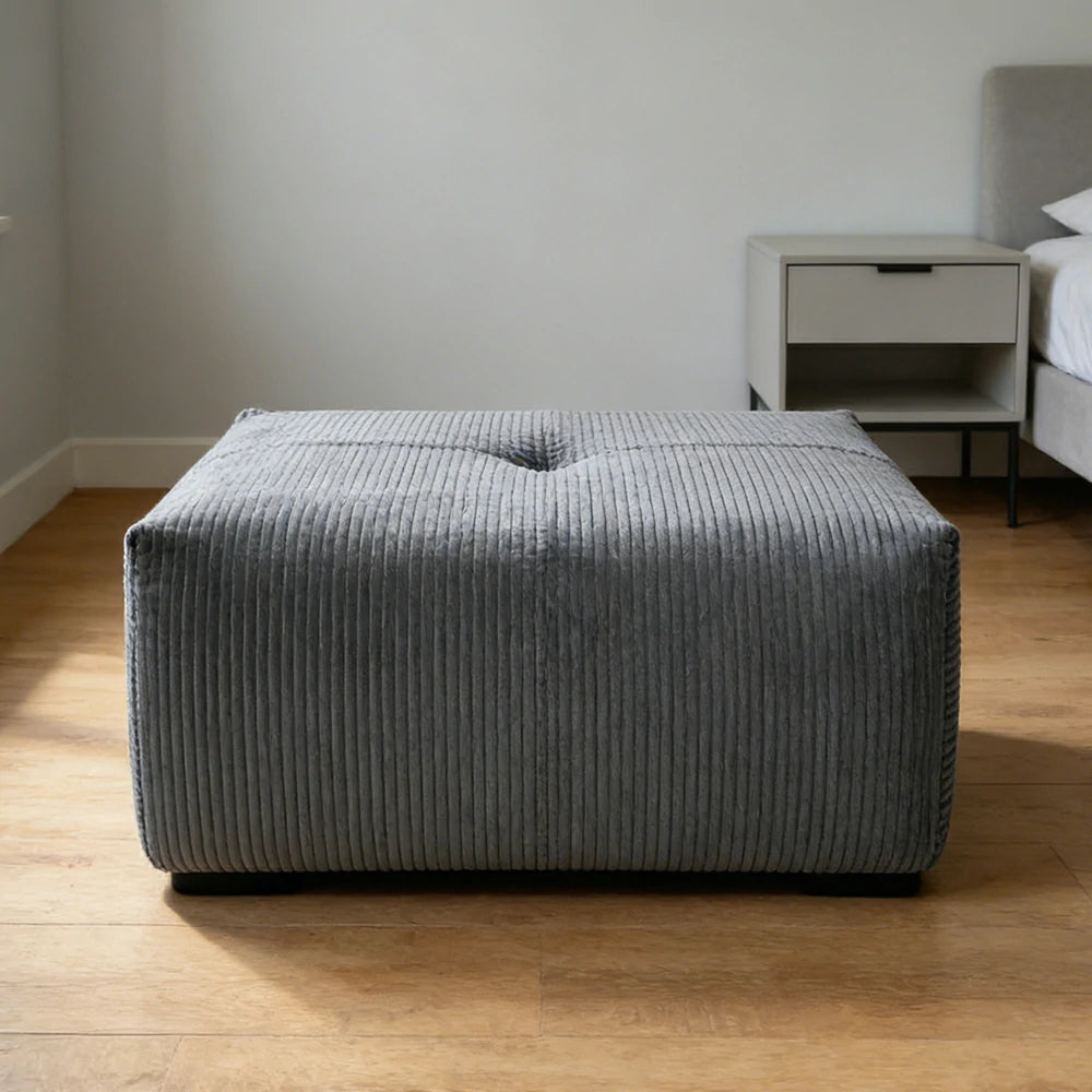 LIVARA B315 Ottoman Compressible Packaging Quick Rebound Cushion High Density Foam Core Space Saving Design