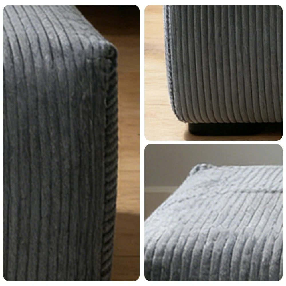 LIVARA B315 Ottoman Compressible Packaging Quick Rebound Cushion High Density Foam Core Space Saving Design