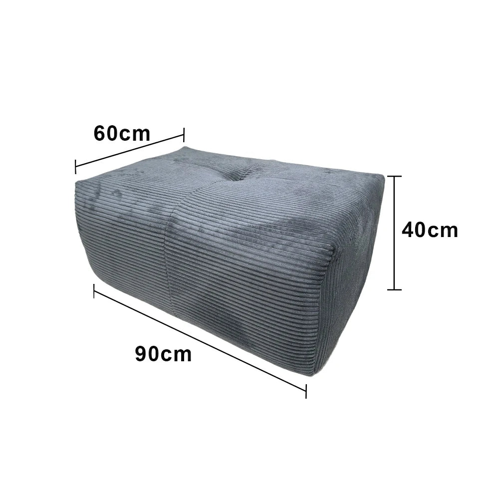 LIVARA B315 Ottoman Compressible Packaging Quick Rebound Cushion High Density Foam Core Space Saving Design