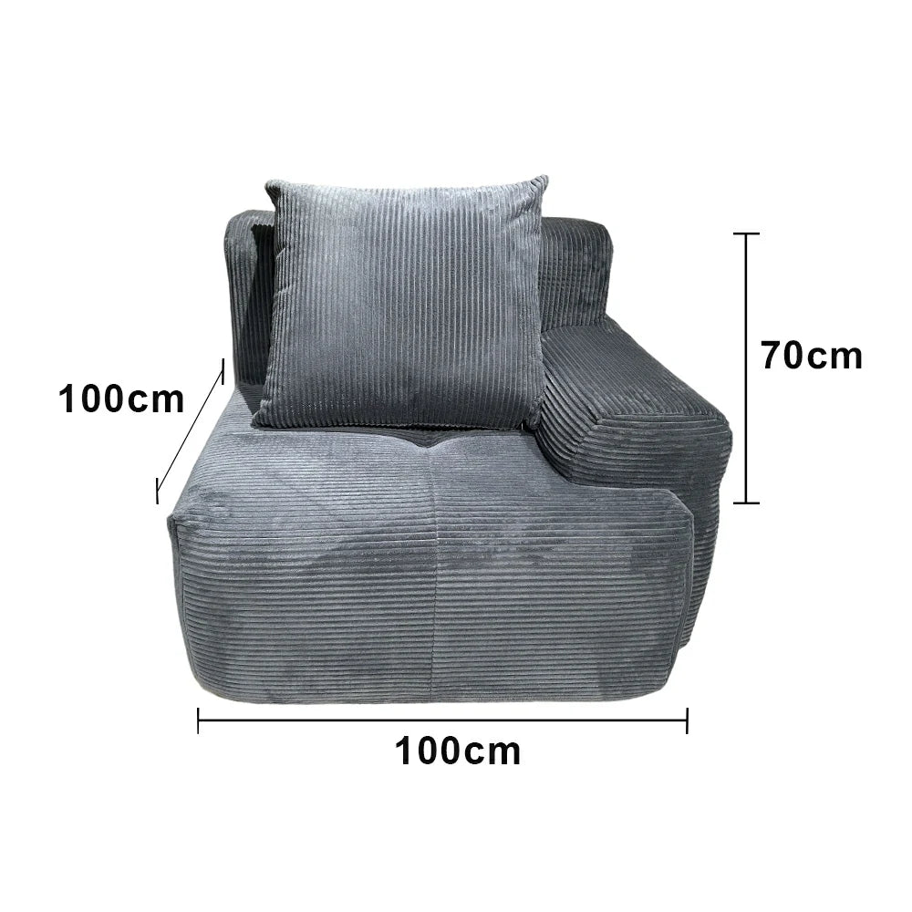 LIVARA B315B Sofa Compressible Packaging Quick Rebound Cushion High Density Foam Core Space Saving Design