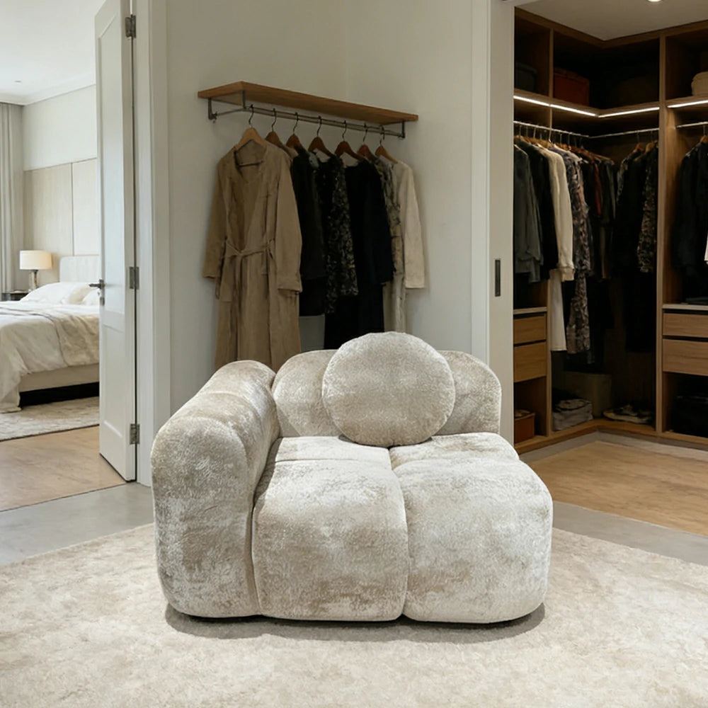 LIVARA B314A Sofa Compressible Packaging Quick Rebound Cushion High Density Foam Core Space Saving Design