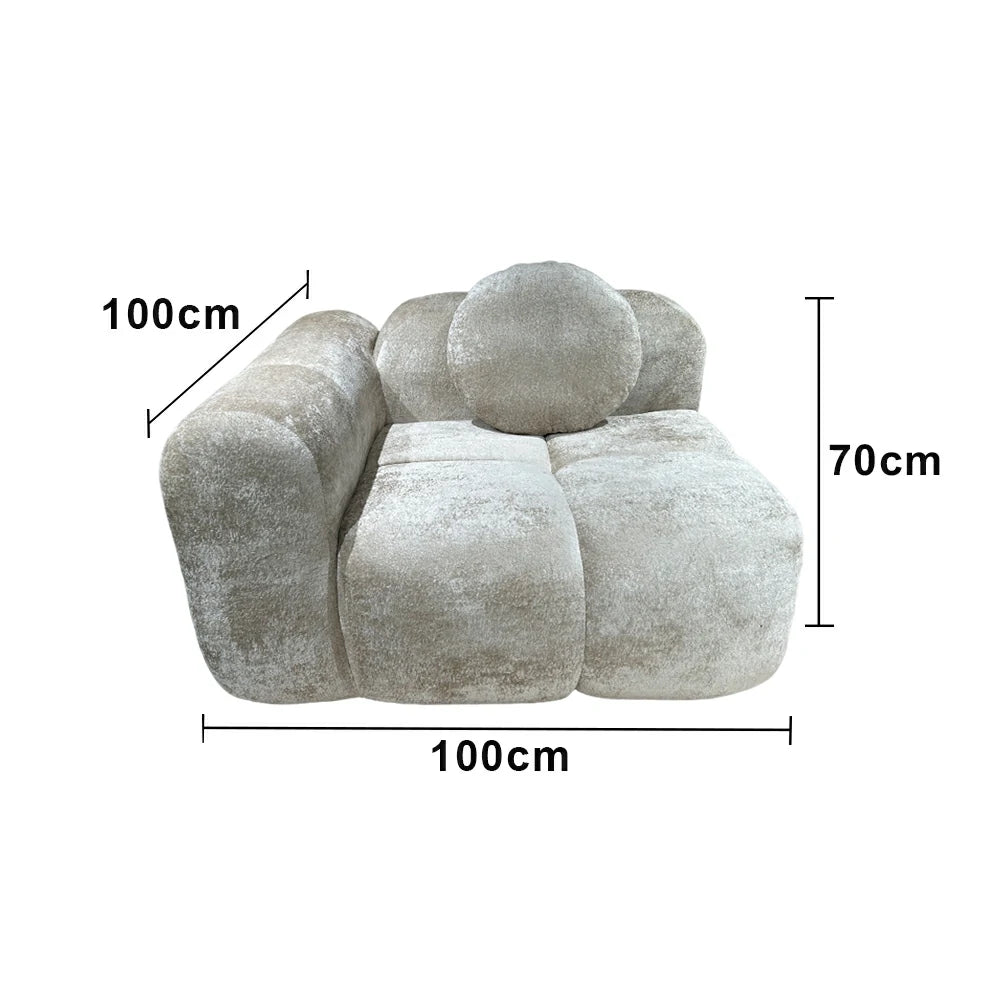 LIVARA B314A Sofa Compressible Packaging Quick Rebound Cushion High Density Foam Core Space Saving Design