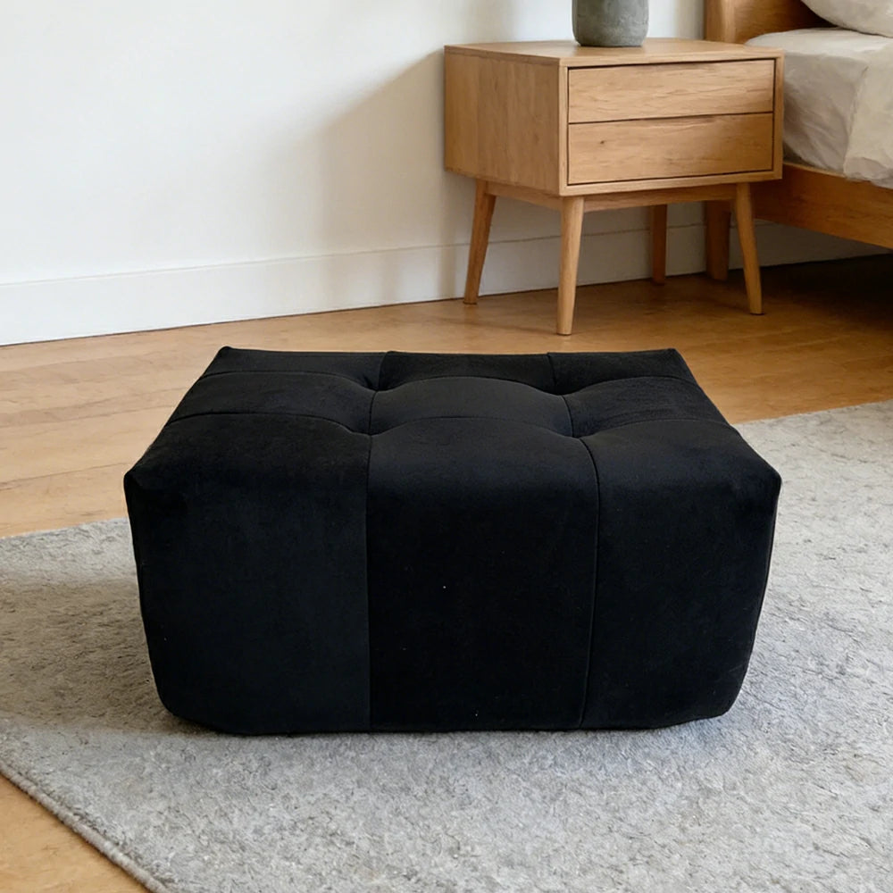 LIVARA B312 Ottoman Compressible Packaging Quick Rebound Cushion High Density Foam Core Space Saving Design