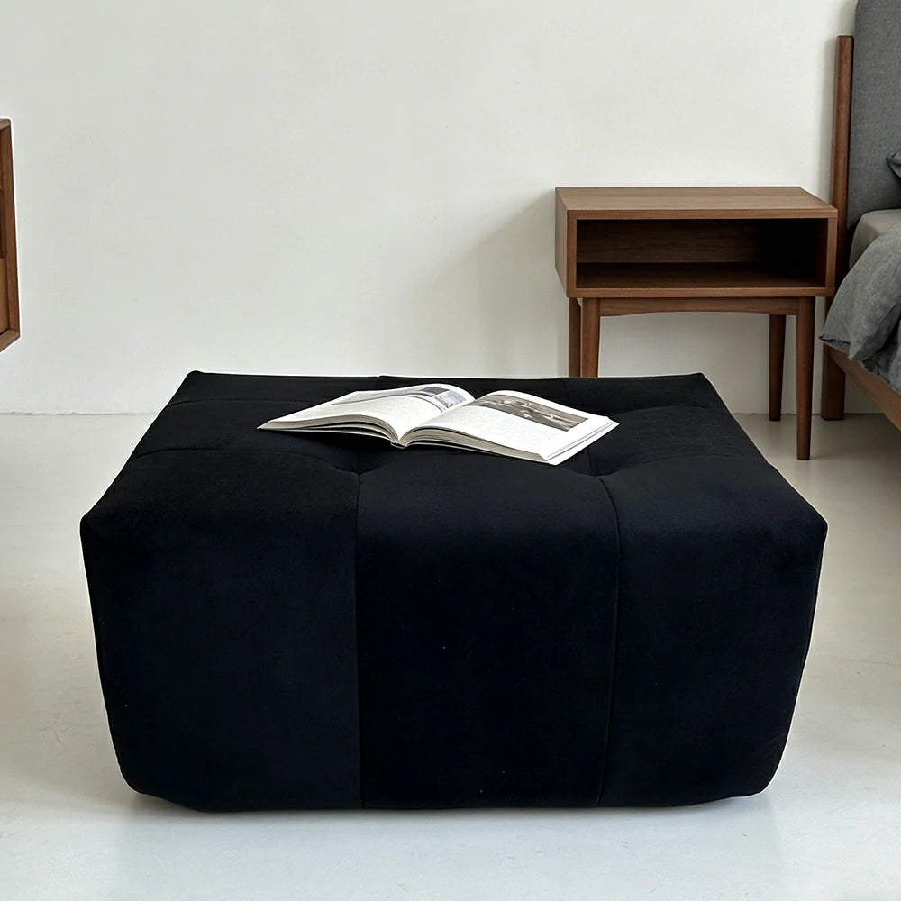 LIVARA B312 Ottoman Compressible Packaging Quick Rebound Cushion High Density Foam Core Space Saving Design