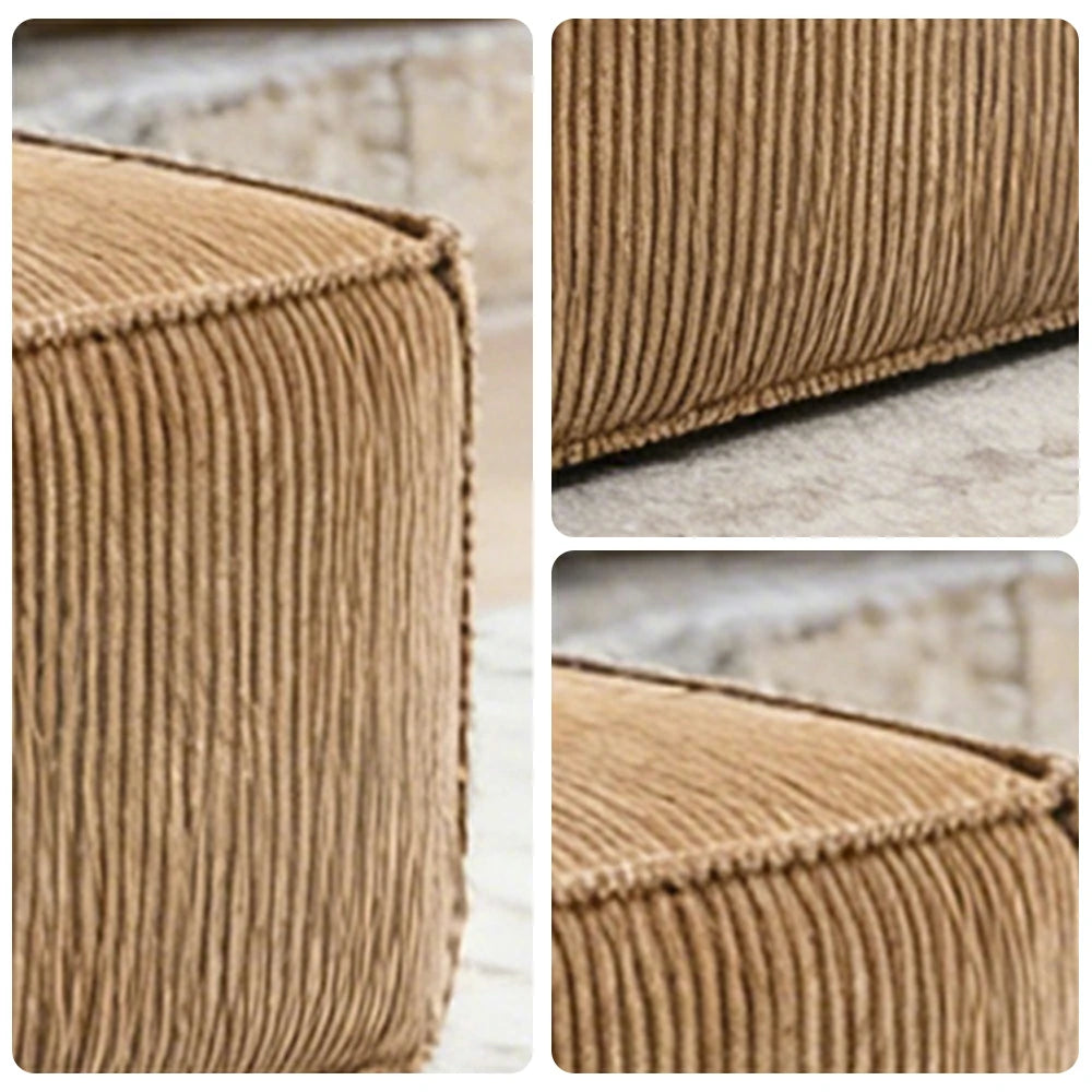 LIVARA B310 Ottoman Compressible Packaging Quick Rebound Cushion High Density Foam Core Space Saving Design