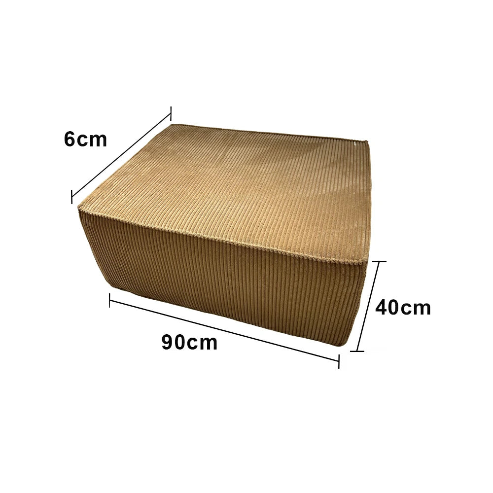 LIVARA B310 Ottoman Compressible Packaging Quick Rebound Cushion High Density Foam Core Space Saving Design