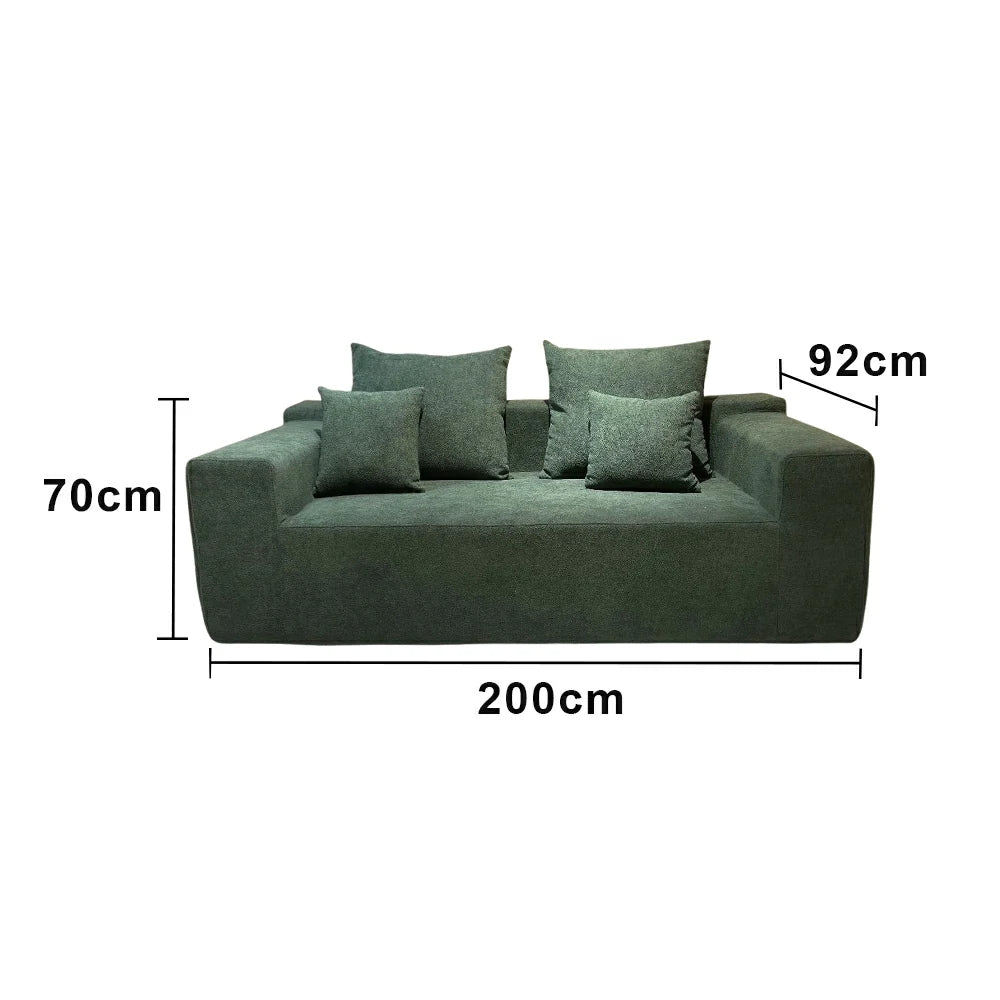 LIVARA B202A Sofa Compressible Packaging Quick Rebound Cushion High Density Foam Core Space Saving Design