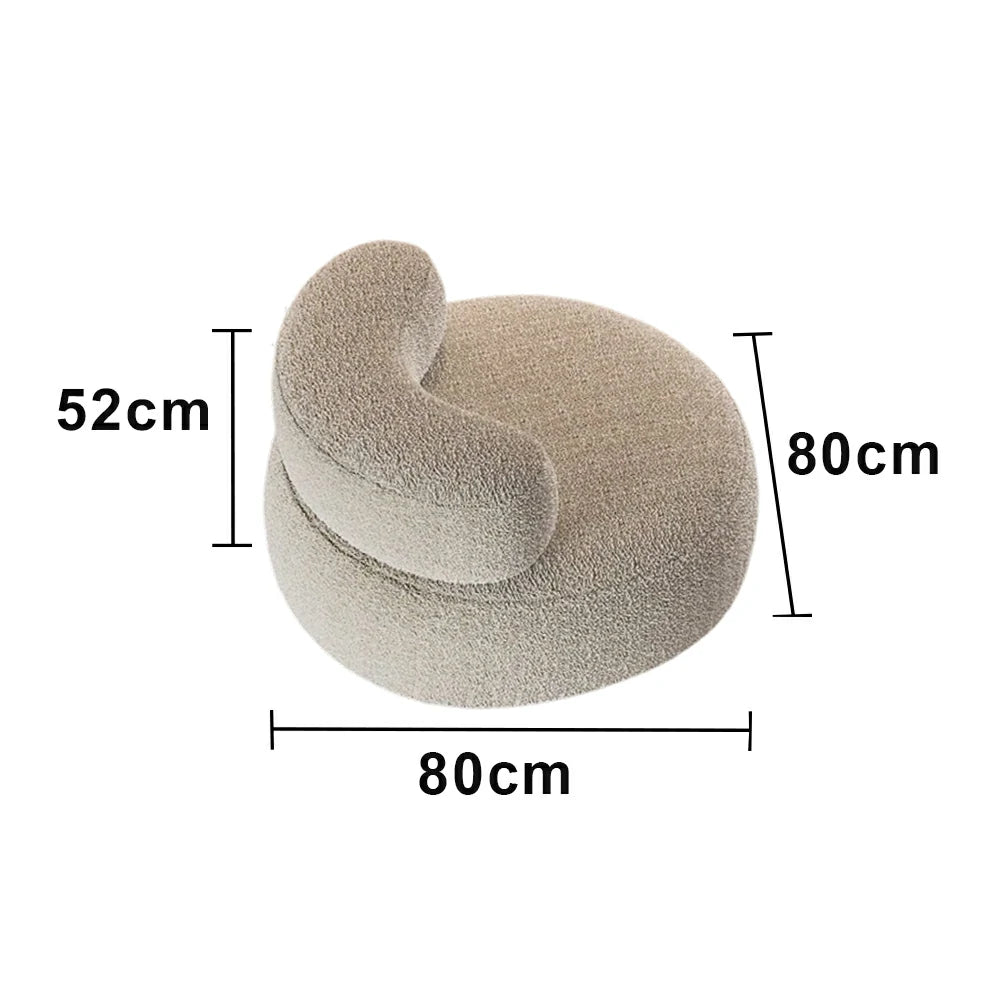 LIVARA B009A 80/100cm Sofa Compressible Packaging Quick Rebound Cushion High Density Foam Core Space Saving Design
