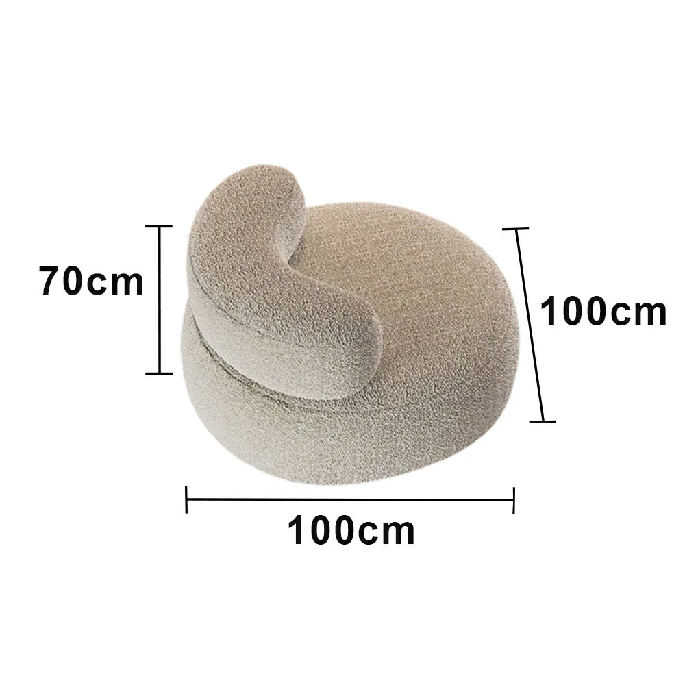 LIVARA B009A 80/100cm Sofa Compressible Packaging Quick Rebound Cushion High Density Foam Core Space Saving Design