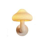 LIVARA Indoor Mushroom Wall Light, Warm LED Resin Fiberglass Lamp with Soft Glow for Bedroom Living Room Hallway
