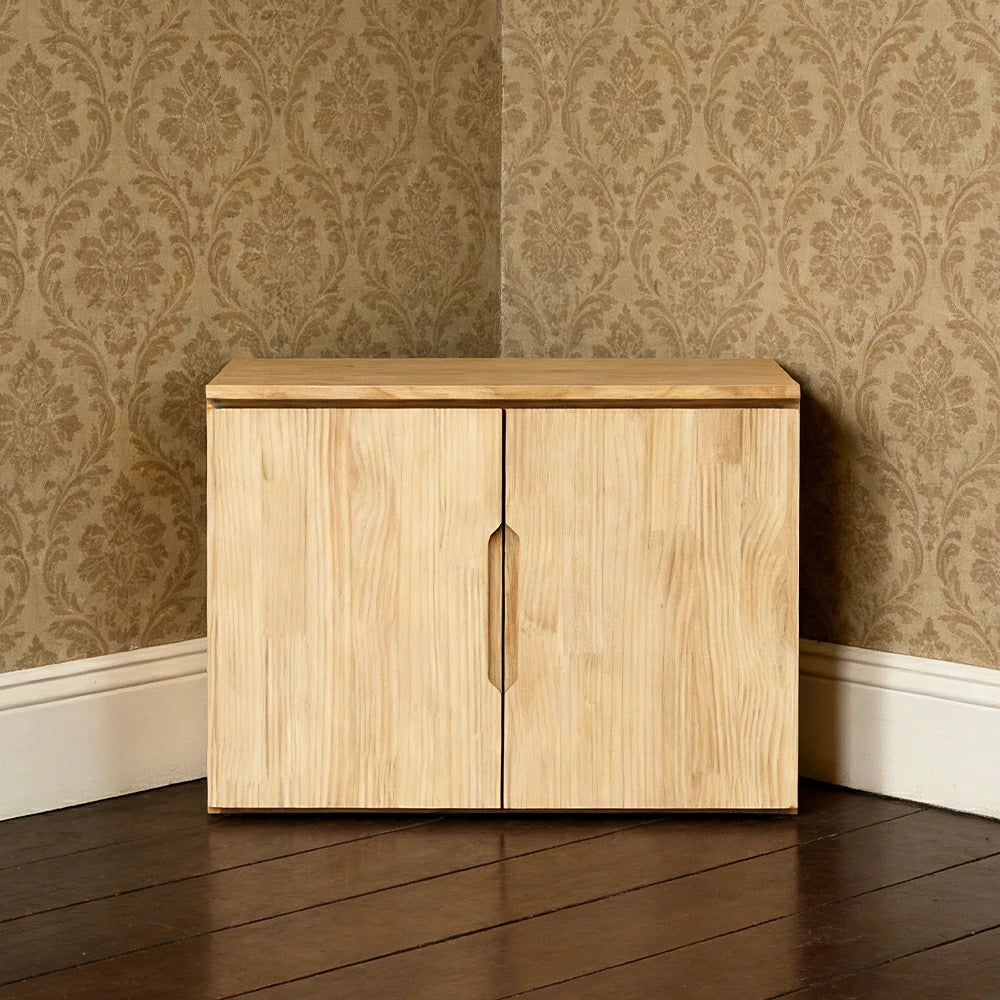 LIVARA 80/100cm Top Cabinet - Spacious Internal Storage with Solid Wood Construction, Soft-Close Hinges & Integrated Handles