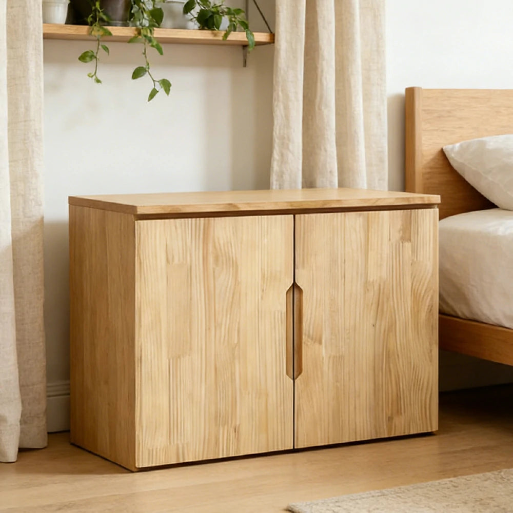LIVARA 80/100cm Top Cabinet - Spacious Internal Storage with Solid Wood Construction, Soft-Close Hinges & Integrated Handles