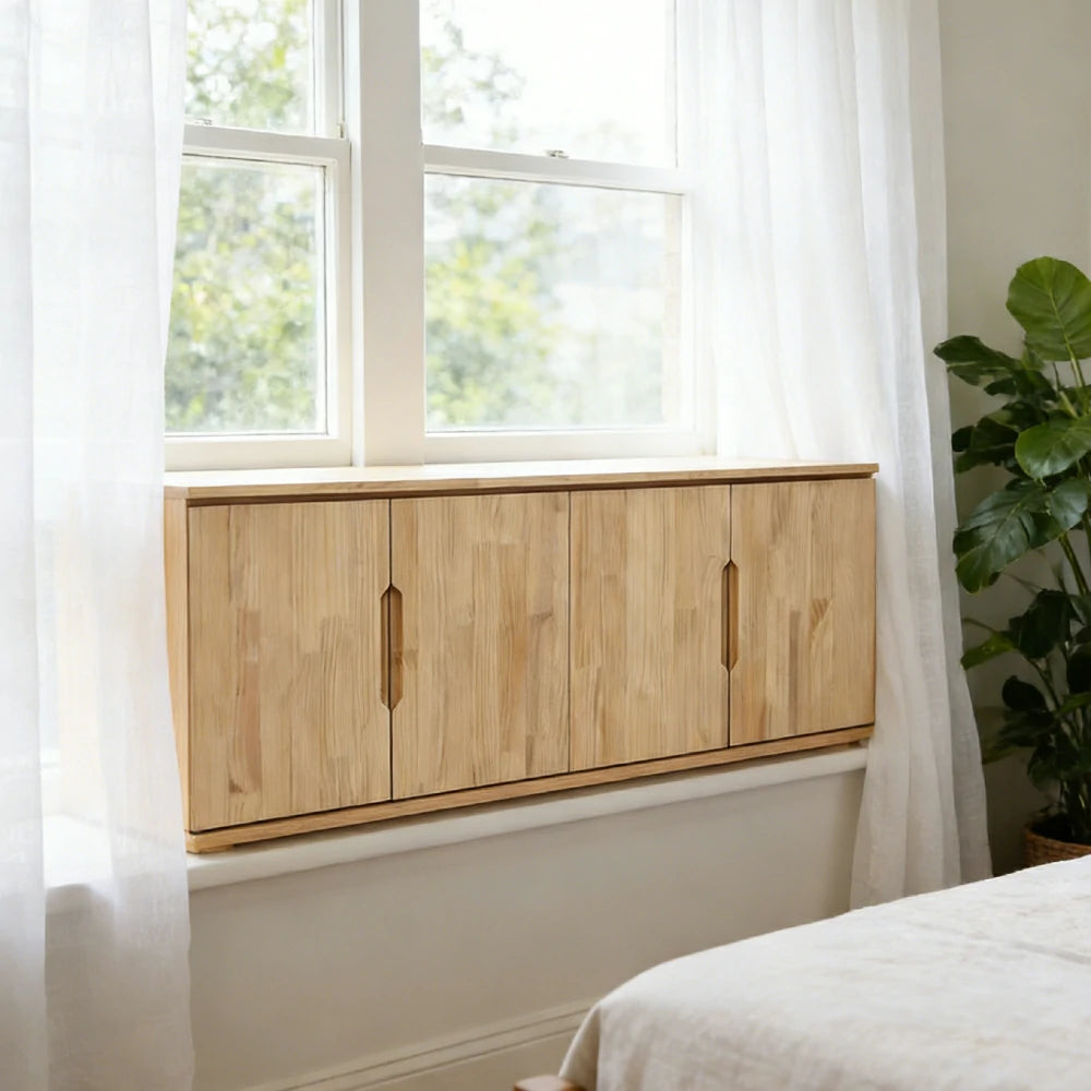 LIVARA 160/180cm Top Cabinet - Spacious Internal Storage with Solid Wood Construction, Soft-Close Hinges & Integrated Handles