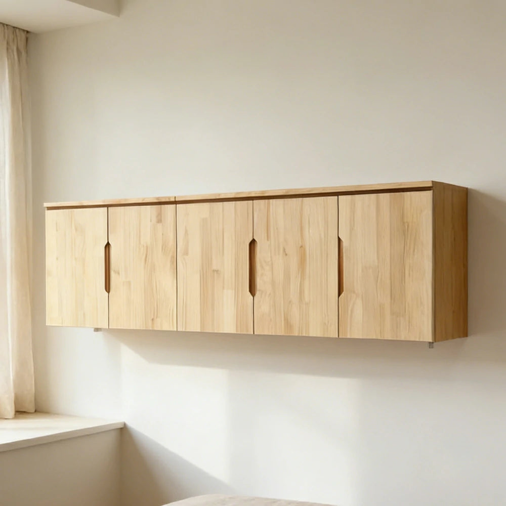 LIVARA 200cm Top Cabinet - Spacious Internal Storage with Solid Wood Construction, Soft-Close Hinges & Integrated Handles