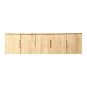 LIVARA 200cm Top Cabinet - Spacious Internal Storage with Solid Wood Construction, Soft-Close Hinges & Integrated Handles