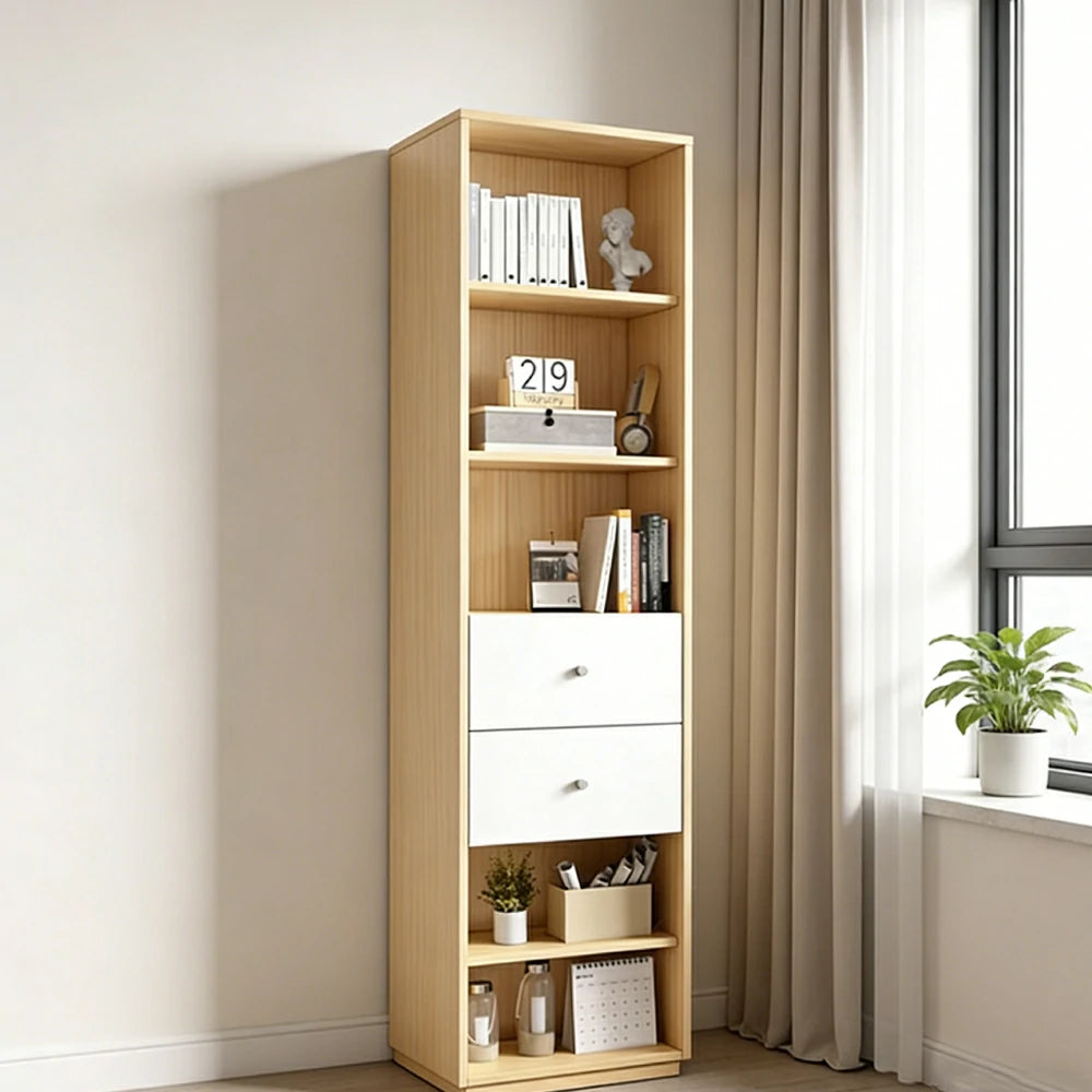 LIVARA 3-Drawer Cabinet - Solid Wood Construction with Tiered Display Shelves, Concealed Storage & Smooth-Close Hardware