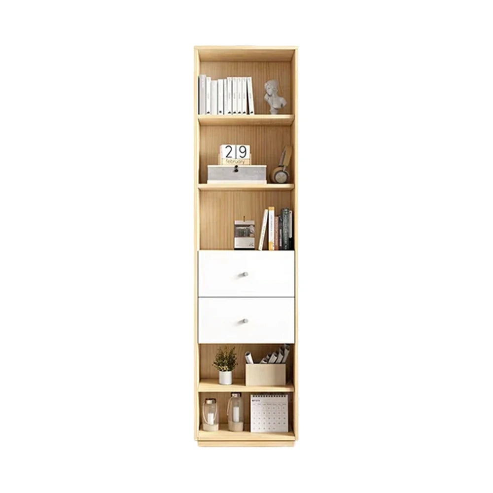 LIVARA 3-Drawer Cabinet - Solid Wood Construction with Tiered Display Shelves, Concealed Storage & Smooth-Close Hardware