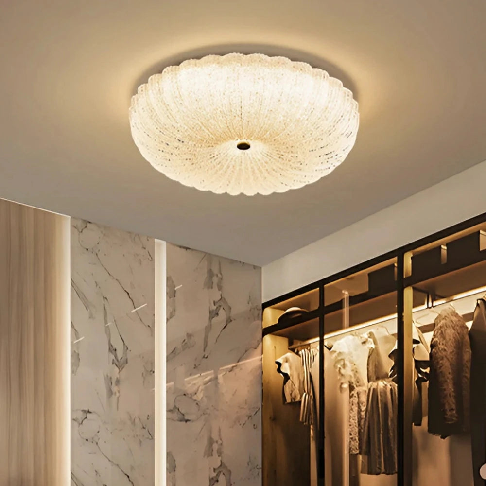 LIVARA 72W Acrylic Ceiling Light with Three-Color Dimmable LED, High CRI Ra≥97 Eye-Protection & Seamless Iron Body