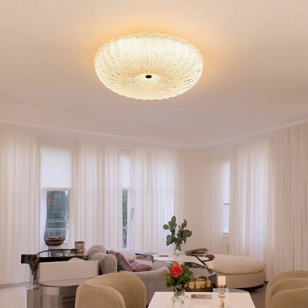 LIVARA 72W Acrylic Ceiling Light with Three-Color Dimmable LED, High CRI Ra≥97 Eye-Protection & Seamless Iron Body