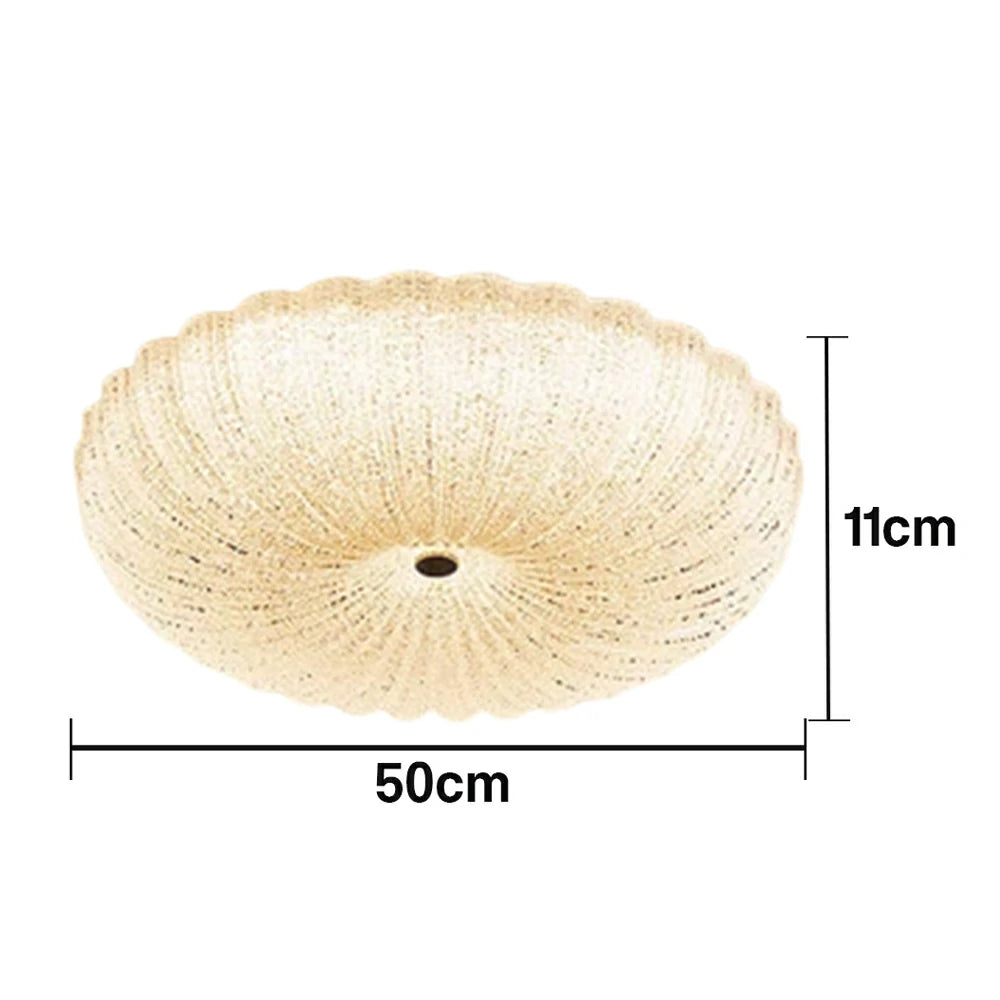 LIVARA 72W Acrylic Ceiling Light with Three-Color Dimmable LED, High CRI Ra≥97 Eye-Protection & Seamless Iron Body