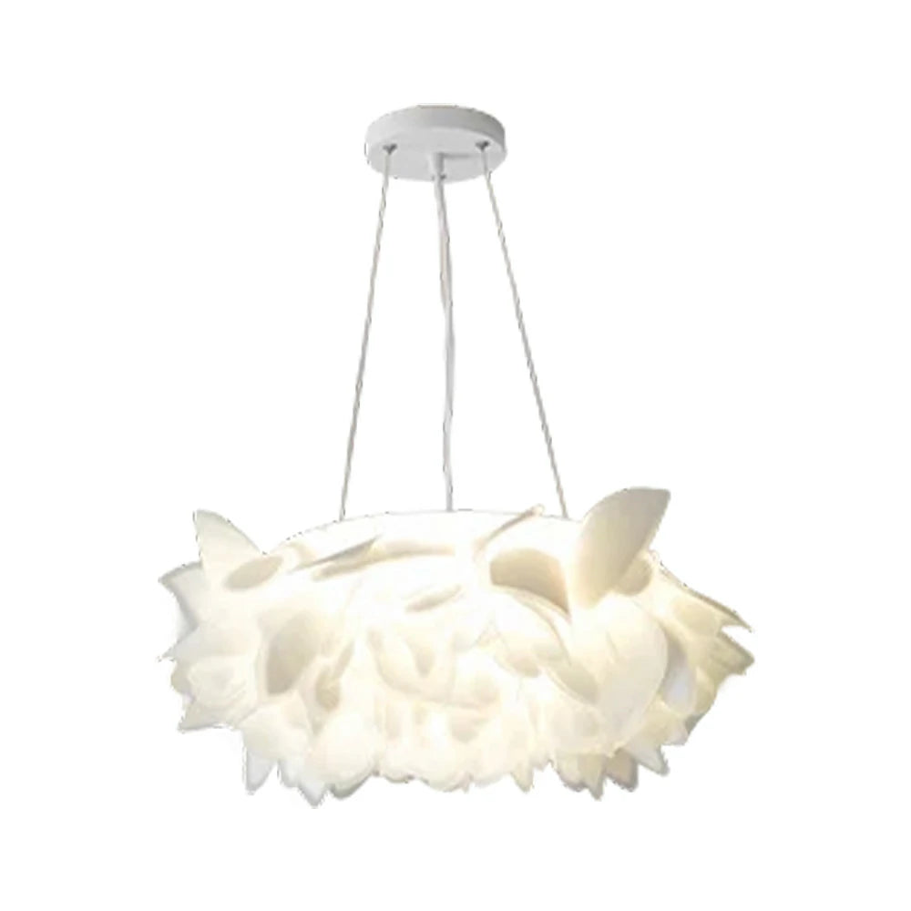 LIVARA 36W LED Pendant Light Three-Color Dimmable Modern Petal Feather Design Decorative Hanging Lamp