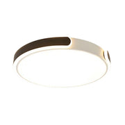 LIVARA LED Ceiling Light 32/52/62cm Three-Color Dimmable 28W/48W/58W Modern Round Flush Mount Lamp Eye-Protective & Minimalist Design - Black