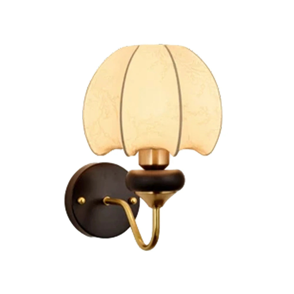 LIVARA Modern Magic Bean Design LED Wall Lamp 12W Three-Color Dimmable Decorative Fabric Shade Light