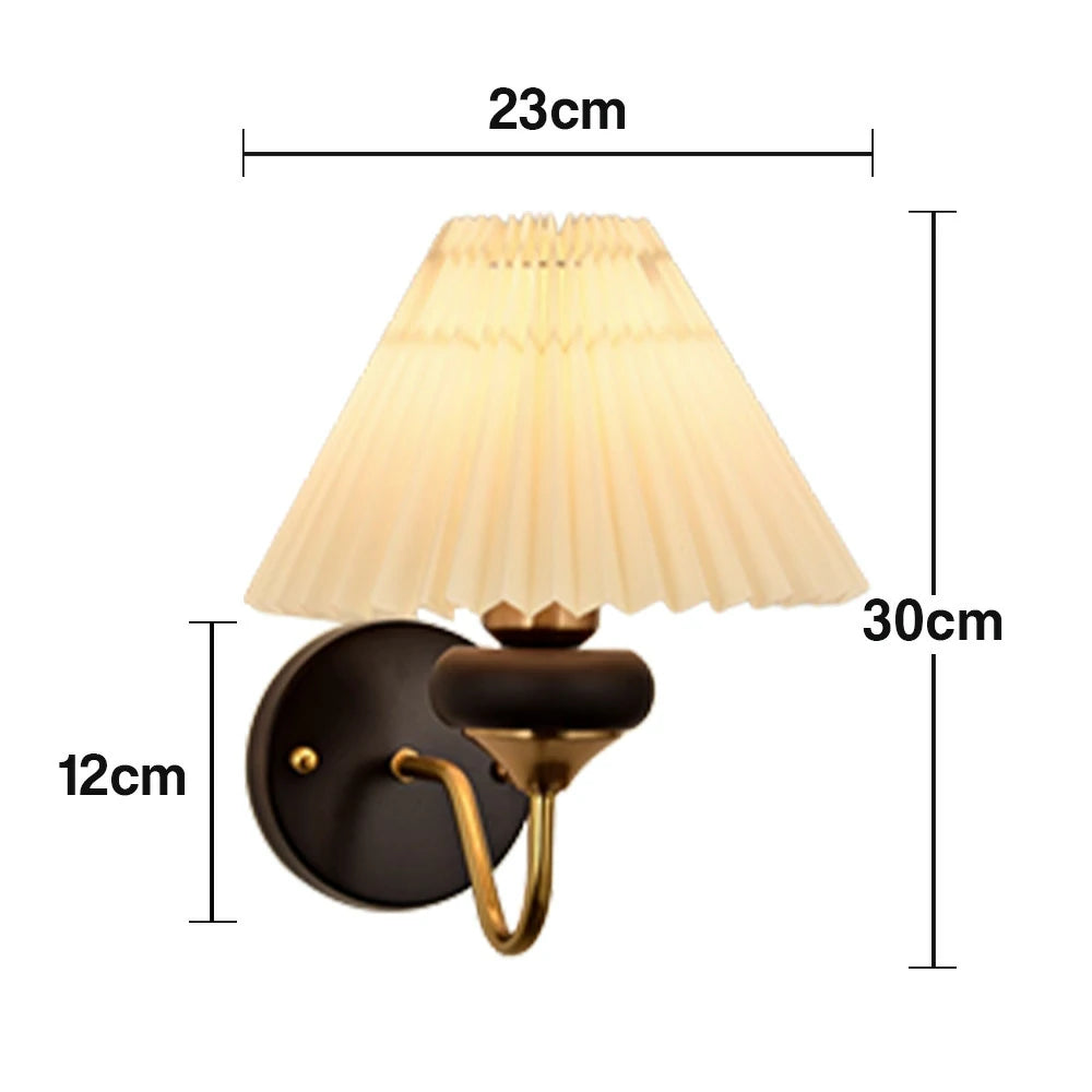 LIVARA Magic Bean LED Wall Lamp 12W Three-Color Dimmable Modern Decorative Fabric Light