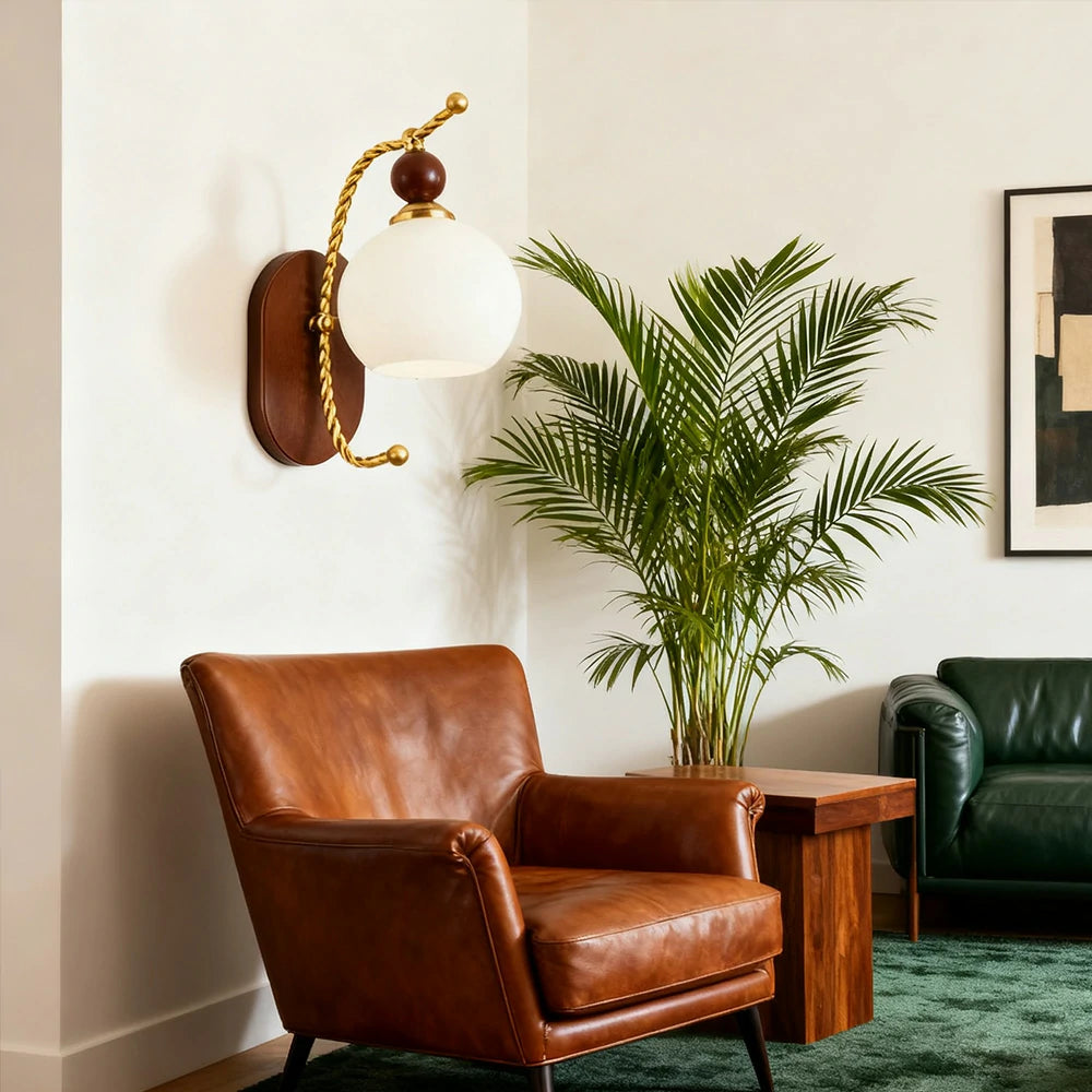 LIVARA 12W White Jade LED Wall Lamp Three-Color Dimmable Eye-Protection Light Modern Decorative Design