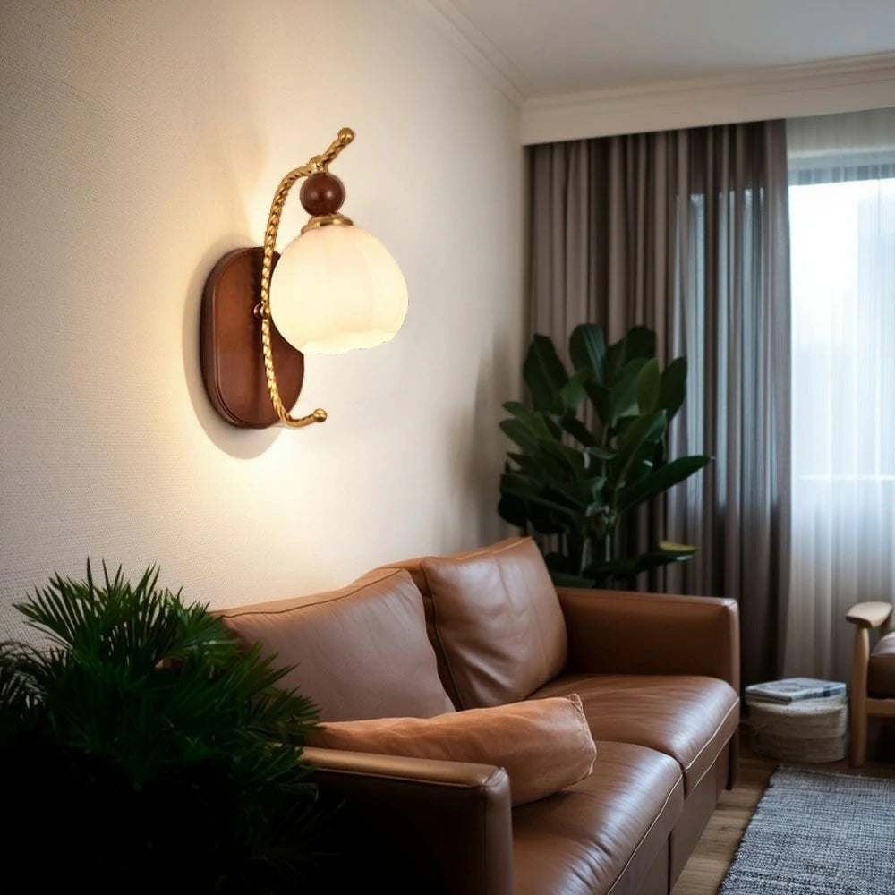 LIVARA 12W Watermelon LED Wall Lamp Three-Color Dimmable Eye-Protection Light Modern Decorative Design