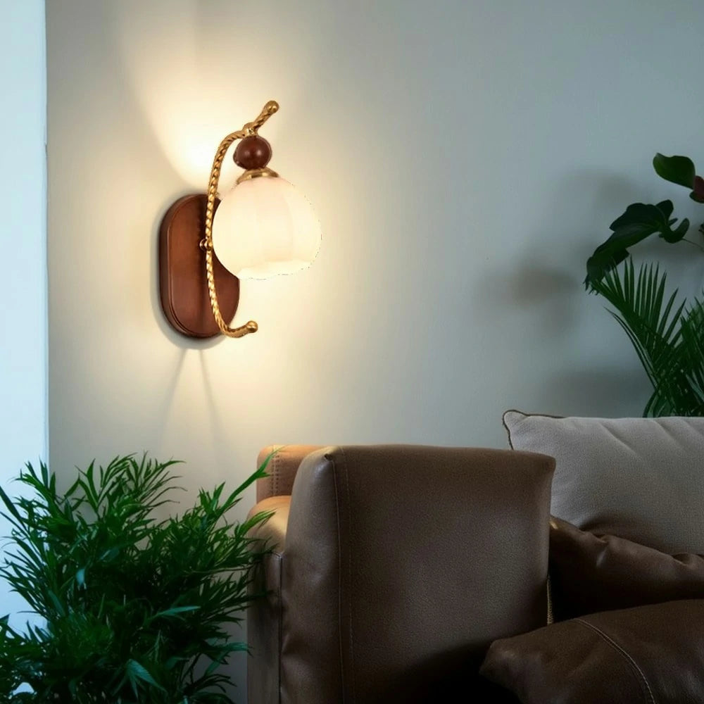 LIVARA 12W Watermelon LED Wall Lamp Three-Color Dimmable Eye-Protection Light Modern Decorative Design