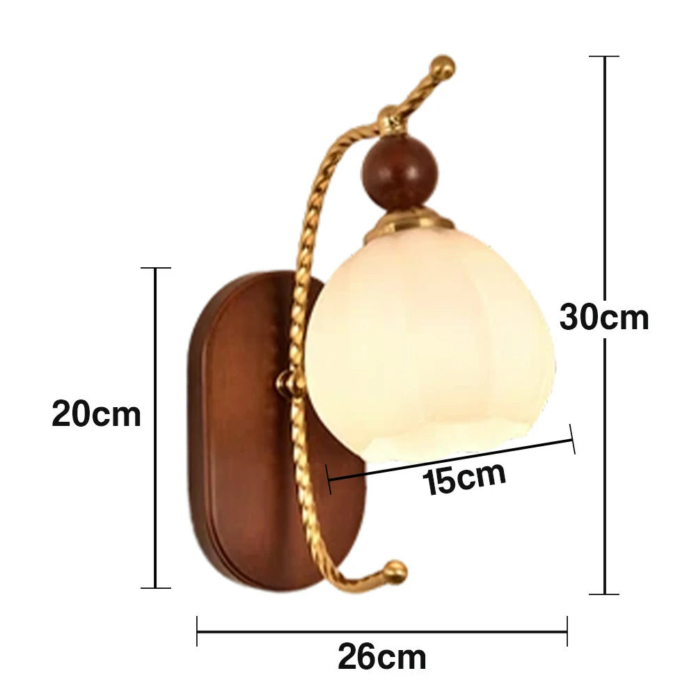 LIVARA 12W Watermelon LED Wall Lamp Three-Color Dimmable Eye-Protection Light Modern Decorative Design