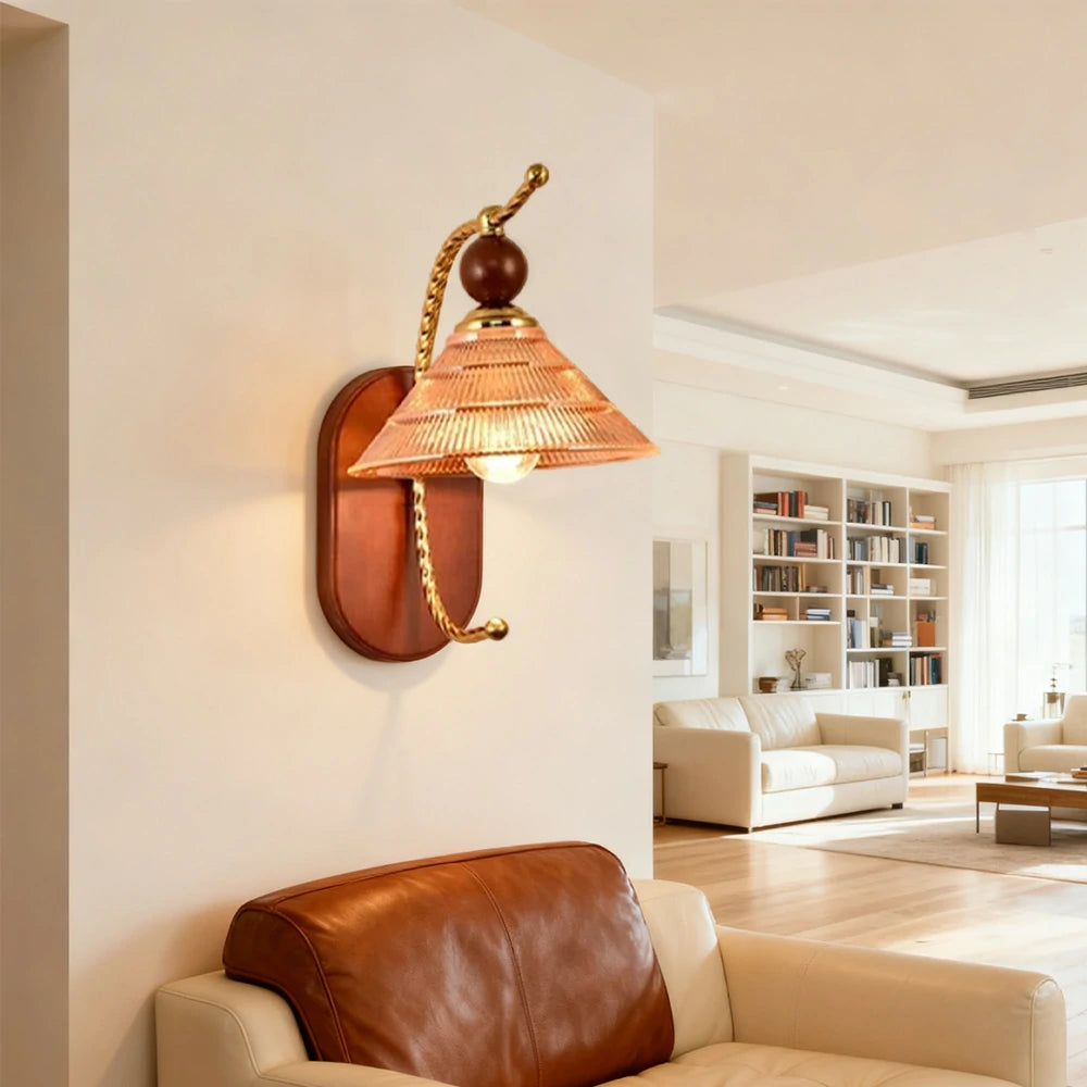 LIVARA 12W Pagoda LED Wall Lamp Three-Color Dimmable Eye-Protection Light Modern Decorative Design