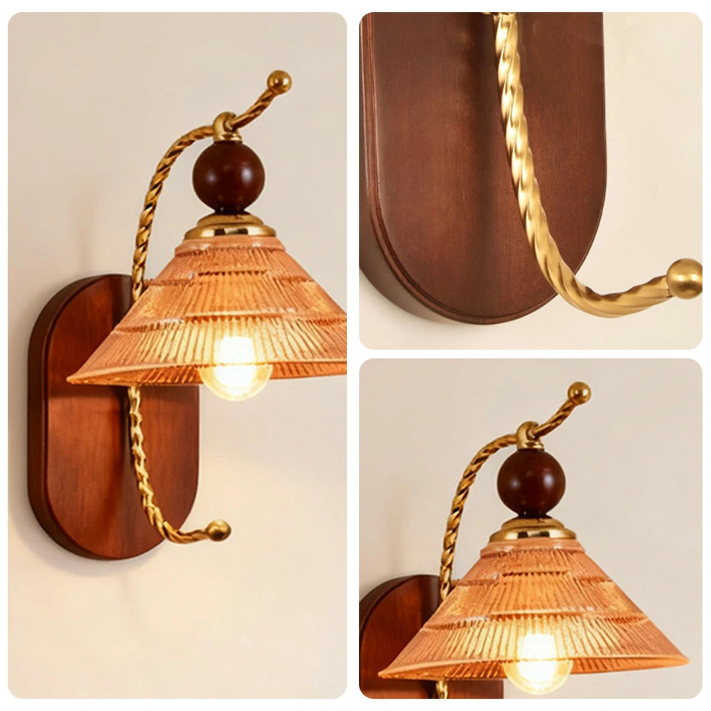 LIVARA 12W Pagoda LED Wall Lamp Three-Color Dimmable Eye-Protection Light Modern Decorative Design