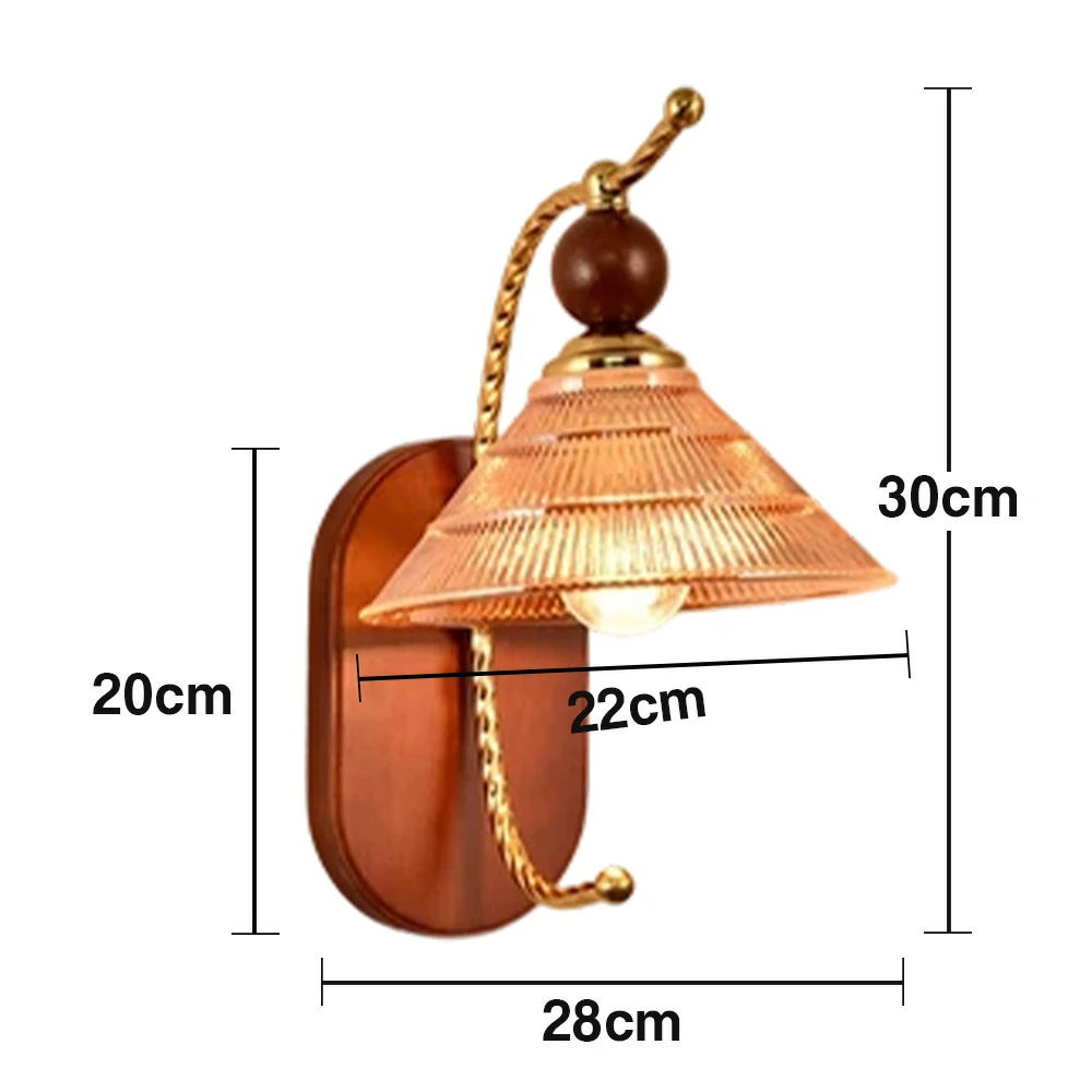 LIVARA 12W Pagoda LED Wall Lamp Three-Color Dimmable Eye-Protection Light Modern Decorative Design