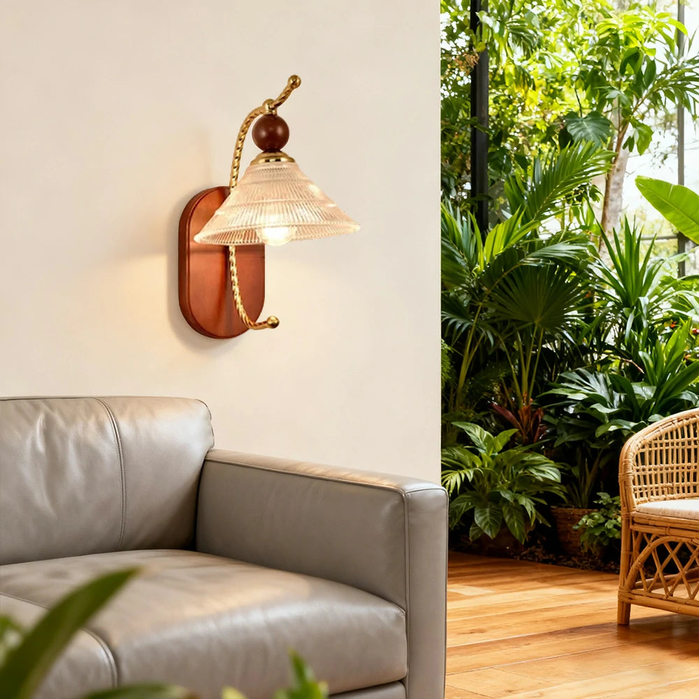 LIVARA 12W Pagoda LED Wall Lamp Three-Color Dimmable Eye-Protection Light Modern Decorative Design - Warm Light