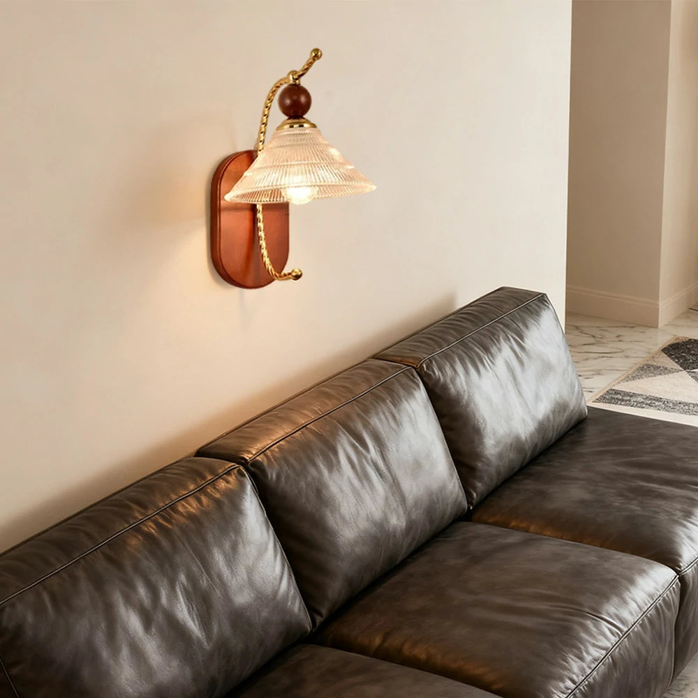 LIVARA 12W Pagoda LED Wall Lamp Three-Color Dimmable Eye-Protection Light Modern Decorative Design - Warm Light