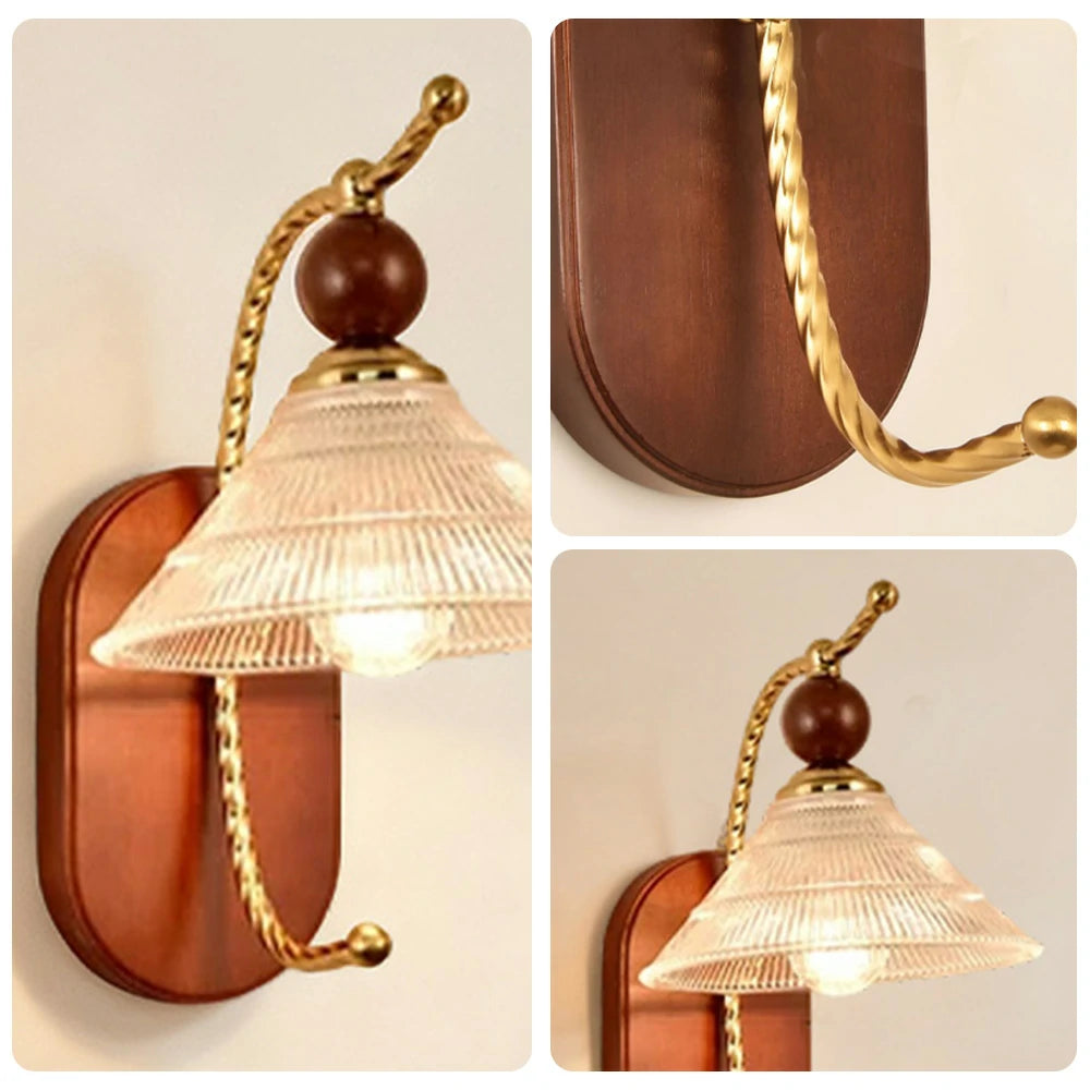 LIVARA 12W Pagoda LED Wall Lamp Three-Color Dimmable Eye-Protection Light Modern Decorative Design - Warm Light