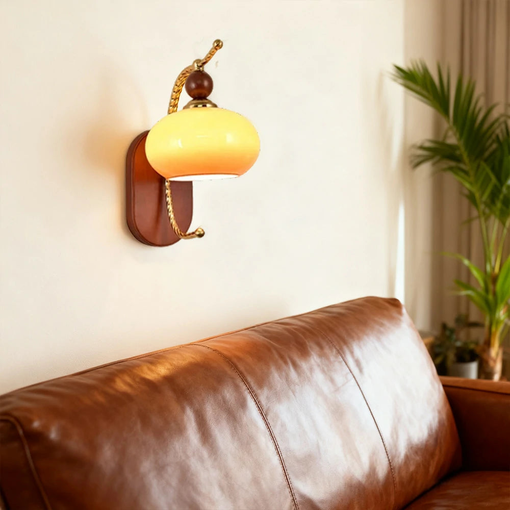 LIVARA 12W Persimmon LED Wall Lamp Three-Color Dimmable Eye-Protection Light Modern Decorative Design