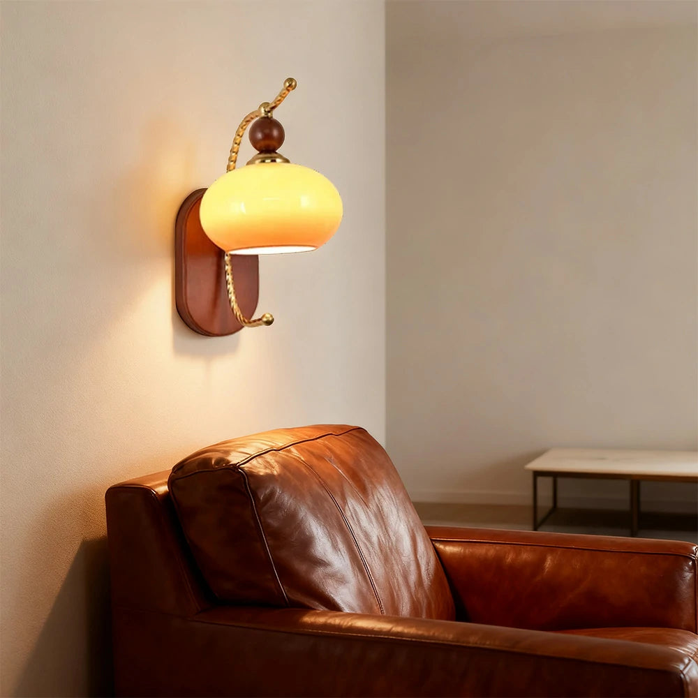 LIVARA 12W Persimmon LED Wall Lamp Three-Color Dimmable Eye-Protection Light Modern Decorative Design