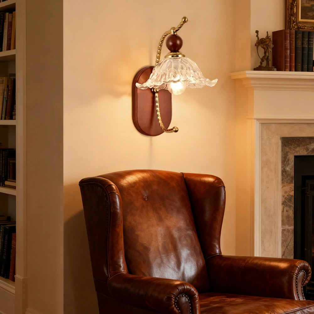 LIVARA 12W Flower LED Wall Lamp Three-Color Dimmable Eye-Protection Light Modern Decorative Design