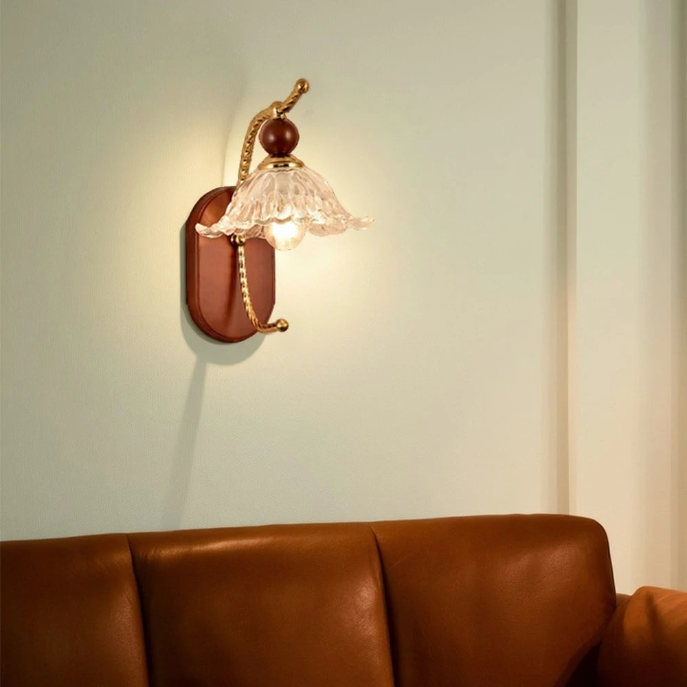 LIVARA 12W Flower LED Wall Lamp Three-Color Dimmable Eye-Protection Light Modern Decorative Design