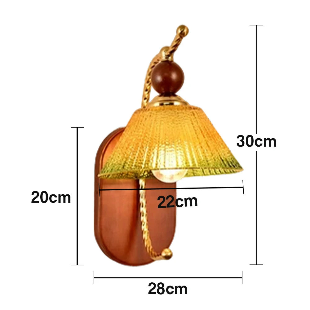 LIVARA 12W Amber Gradient Green LED Wall Lamp Three-Color Dimmable Eye-Protection Light Modern Decorative Design