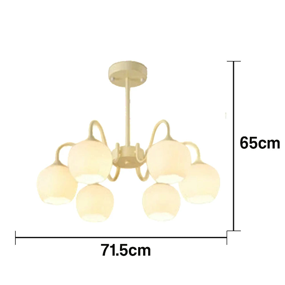 LIVARA 30W Pendant Light with Full-Spectrum Eye-Protective LED, Adjustable Rod, Anti-Flicker & Rust-Resistant Iron Body