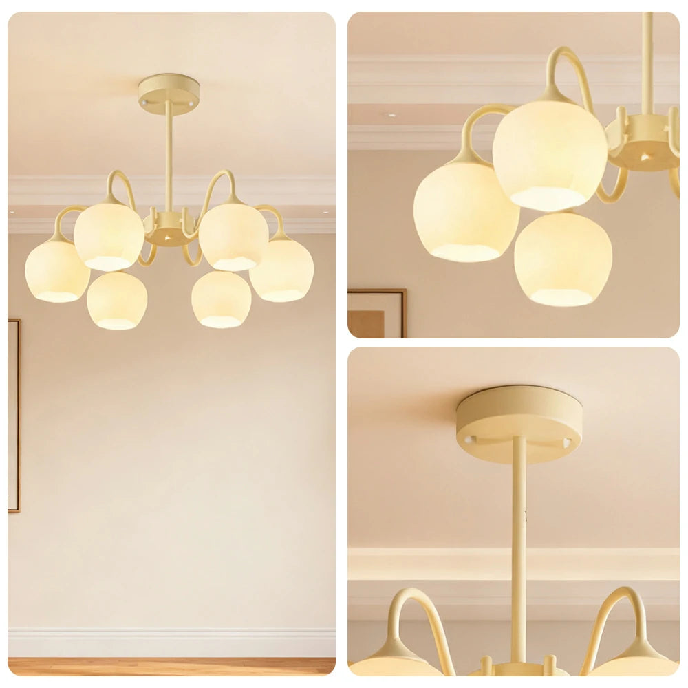 LIVARA 30W Pendant Light with Full-Spectrum Eye-Protective LED, Adjustable Rod, Anti-Flicker & Rust-Resistant Iron Body