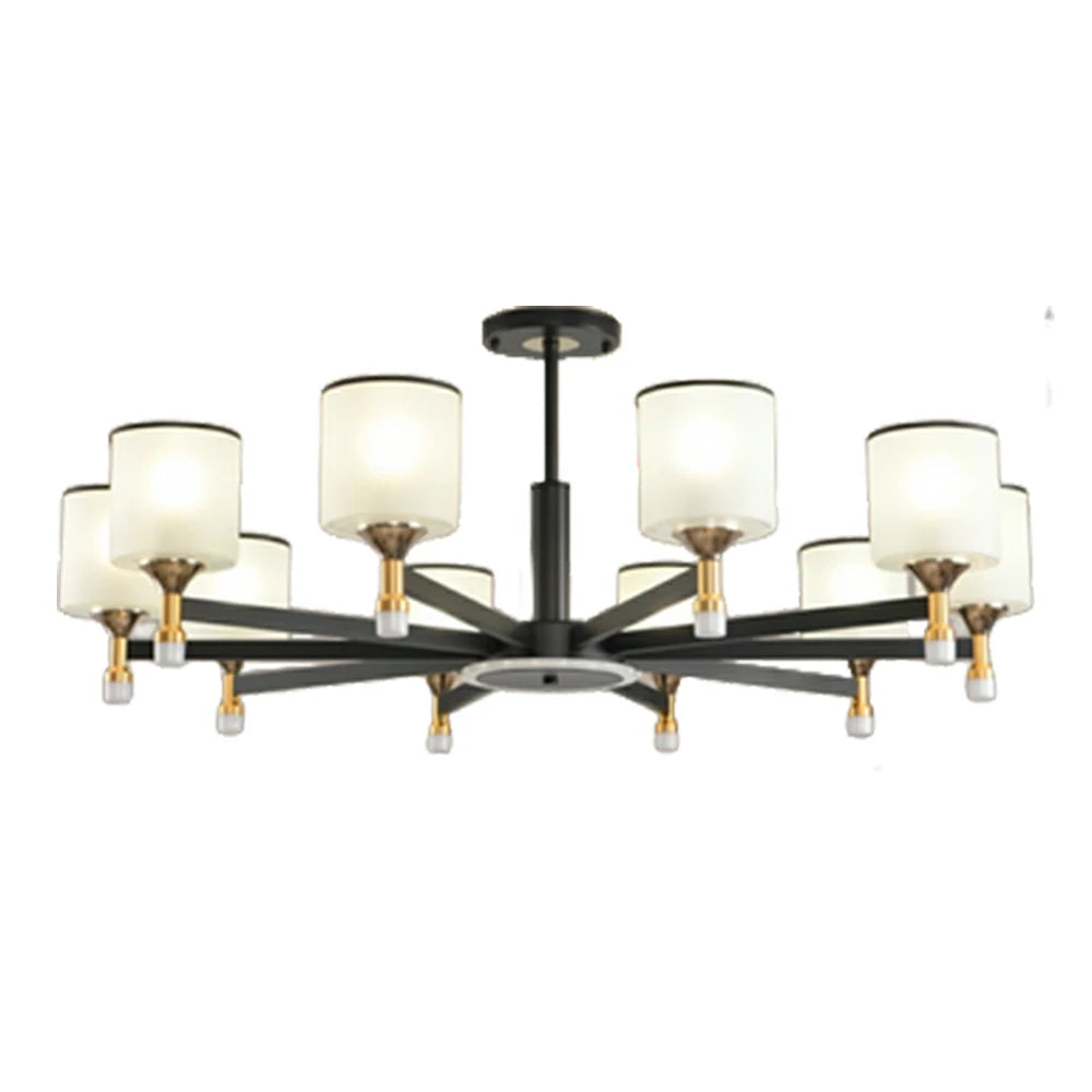 LIVARA 120W Crystal Pendant Light with Adjustable Three-Color LED, Dual Light Source & Flicker-Free Eye-Comfort Design