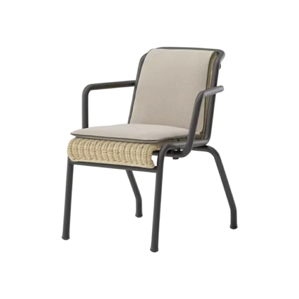 LIVARA Armchair - 2.0mm Aluminium Frame, UV and Rust-Resistant Finish, Quick-Dry Cushion, Indoor and Outdoor Use