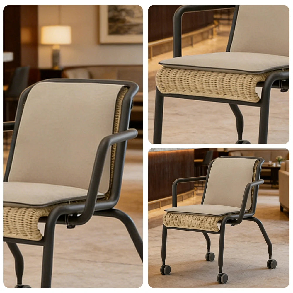 LIVARA Swivel Chair - 2.0mm Aluminium Frame, UV and Rust-Resistant Finish, Quick-Dry Cushion, Indoor and Outdoor Use