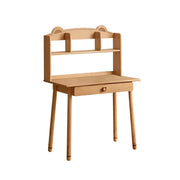 LIVARA 80cm Kids Study Desk, Height Adjustable Design, Solid Wood Construction, Rounded Edges with Eco-Friendly Finish