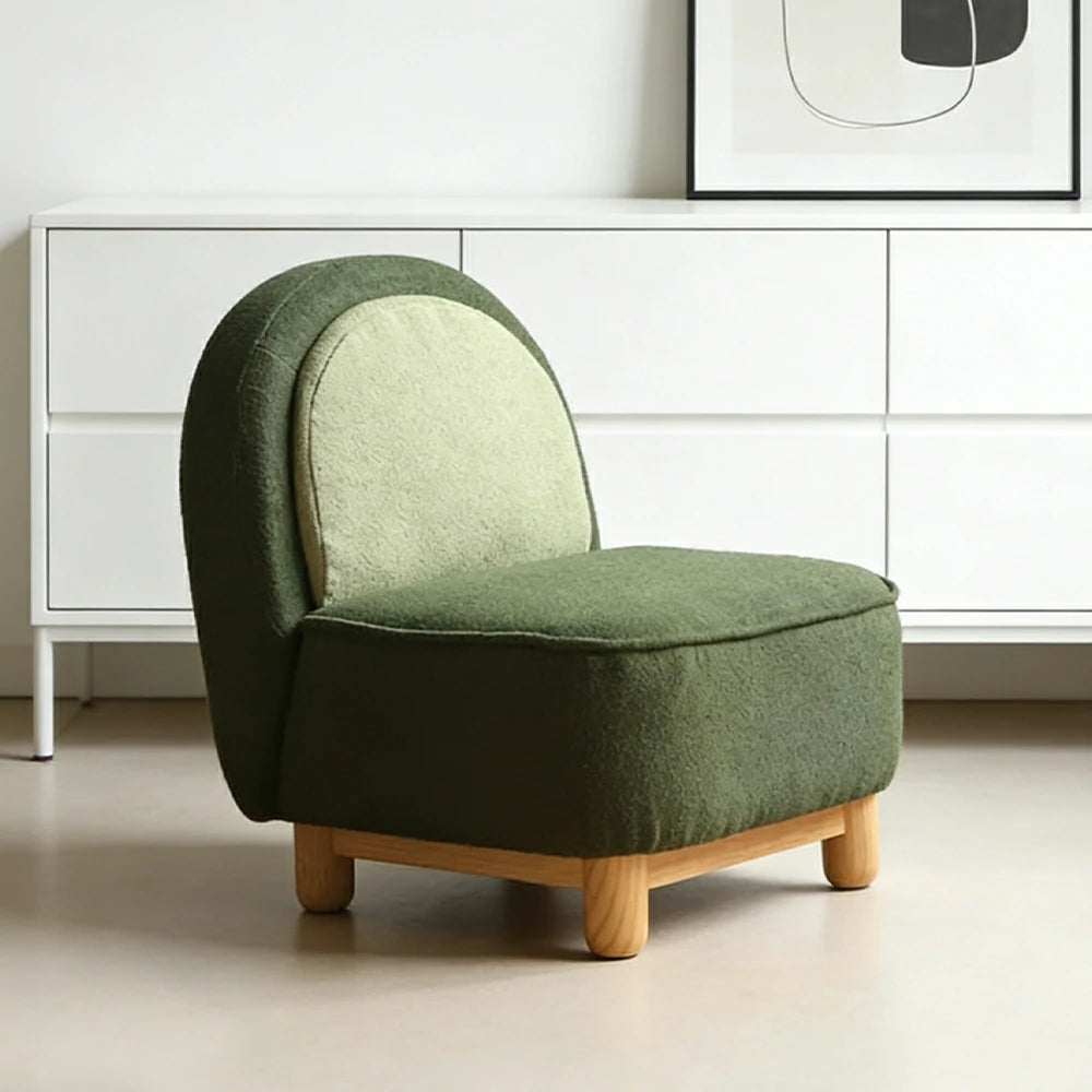 LIVARA Kids Upholstered Chair, Ergonomic Back Support, Solid Wood Frame with High-Density Cushioning, Rounded Safety Design